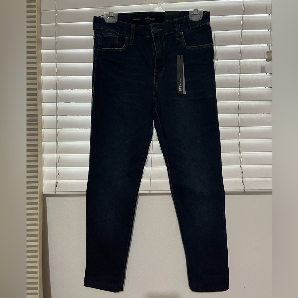 STS Blue Dark Indigo Skinny Jeans - Picture 1 of 4